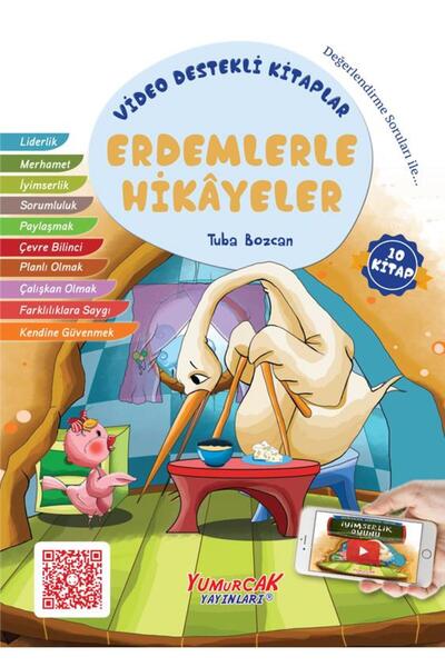 Yumurcak Yayınları Erdemlerle Hikayeler 10 Kitap Takım / / Tuba Bozcan