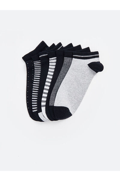 LC Waikiki Lcwk Striped Men's Booties Socks 7 Pack