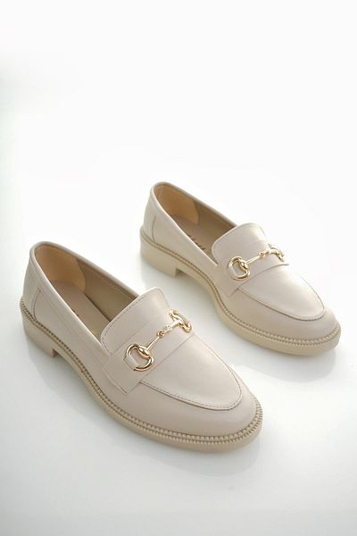 MUGGO Sussie Guaranteed Metal Buckle Women's Loafer Casual Shoes