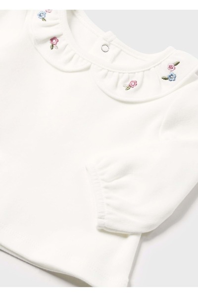 MAYORAL Baby Girl T-Shirt Overalls Pomegranate Flower