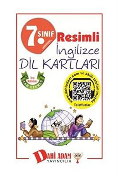 Dahi Adam Yayıncılık 7.sınıf Resimli Ingilizce Dil Kartları -