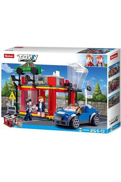 Sluban 302 Pieces Town Scene Mechanic