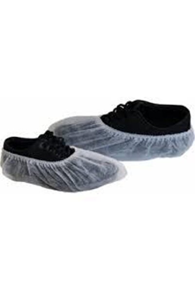 Genel Markalar Tek Kullanımlık Tela Galoş Beyaz Renk 500 Adet ( Kumaş Galoş )