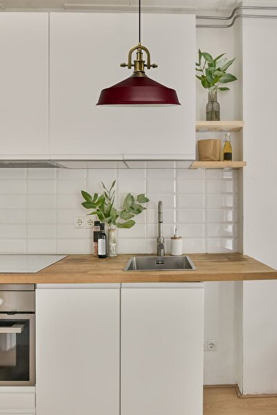 Bamyum Asaletli Vişne Çürüğü Tekli Avize Gemici Eskitme Başlık Retro Sarkıt Lamba Restoran Salon Aydınlatma