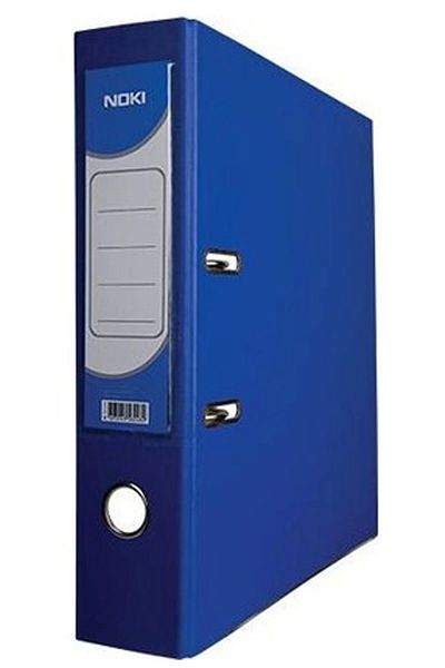 Noki Blue Wide Plastic Folder - With Lighter, 1 Piece