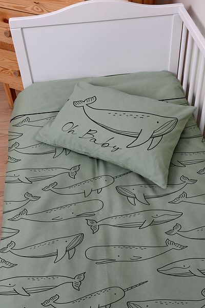 Tuğba Kuğu Linen Duvet Cover Set - Baby Size (100X150)
