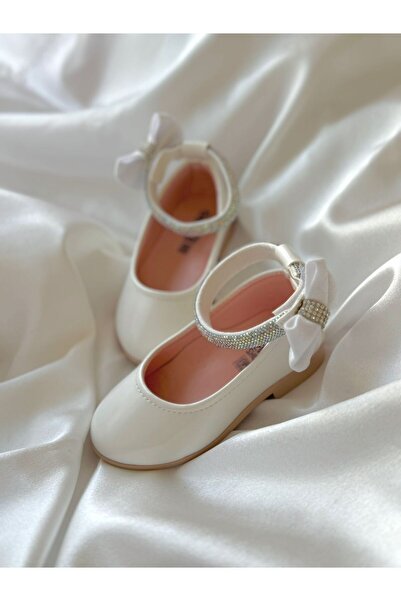 Görkem bebe ayakkabı ve tekstil Fata - Balerini cu velcro si piatra la glezna