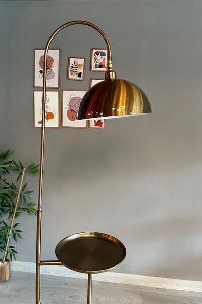 Bamyum Eskitme lambader Hareketli Başlık Sehpalı Modern Dekoratif Metal Oturma Odası Çalışma Odası