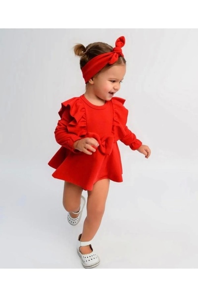 Babydonat 100% Cotton Bow Romper for Baby Girl