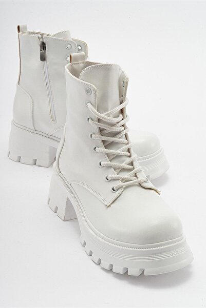 Ccway Αντιολισθητικά Γυναικεία Μποτάκια ΛΕΥΚΟ ΔΕΡΜΑ