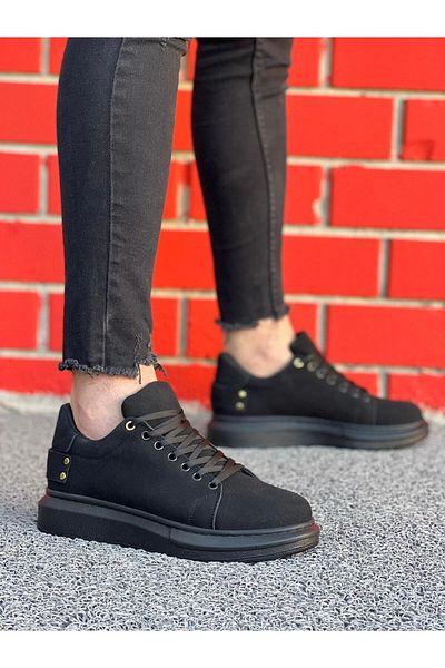 BOA Kb047 Charcoal Suede Casual Men's Shoes