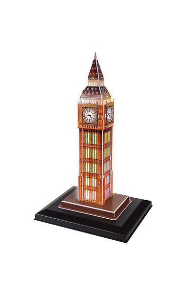 Cubic Fun 3D 28 Piece Puzzle Big Ben Clock Tower - UK (LED LIGHT)