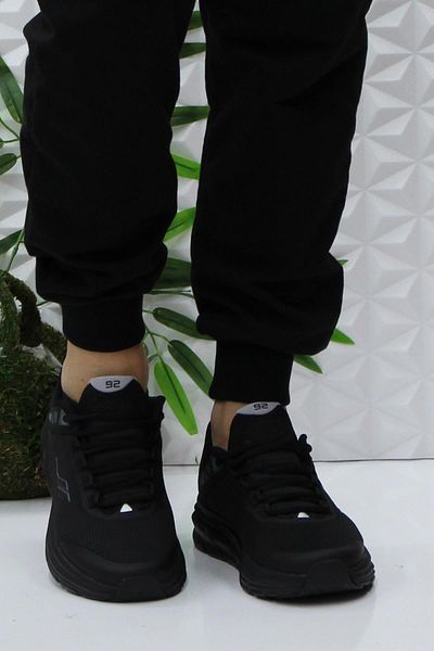 Lescon Glıtch Easystep Black Comfortable Original Product Men's Sneakers