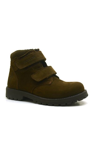 Rakerplus Παιδικές μπότες Sentor Γνήσιο Δερμάτινο Shearling Velcro