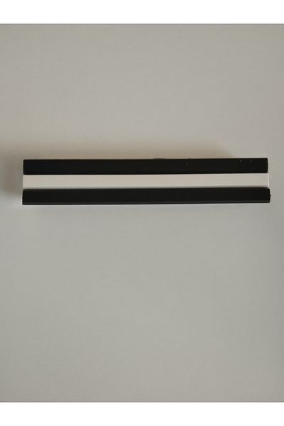 VİZYON Black White Furniture Handle Cabinet Handle 19 cm 10 Pieces