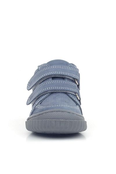 Rakerplus Raya Genuine Leather for Baby Boy - Dark Gray and Velcro