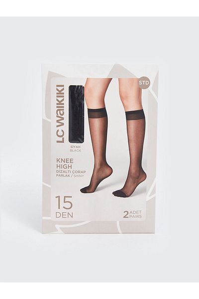 LC Waikiki Lcwk 15 Denier Women's Knee Socks 2 Pack