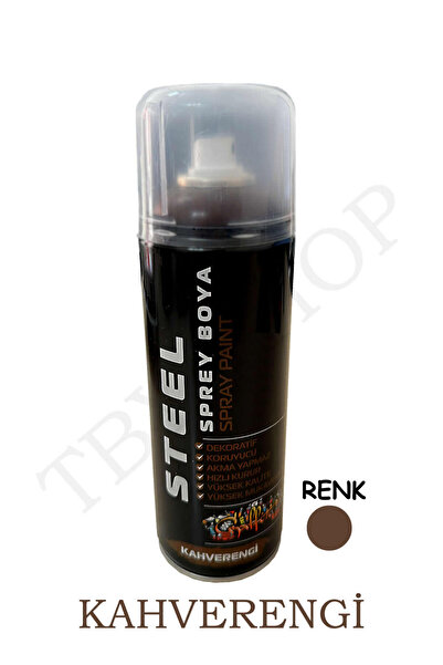 TBYSHOP Kahverengi Sprey Boya 400 ml Dekoratif Boya Graffiti Duvar Boyası Mob...