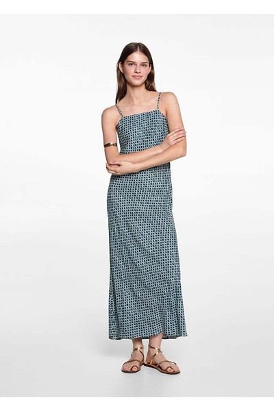 Mango Teen Rochie Albastra Pentru Copii