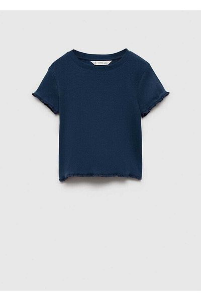 MANGO Kids Pletené tričko s krátkým rukávem