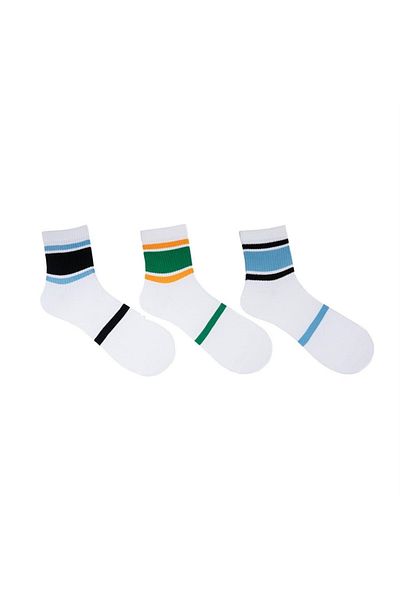 The Socks Company 3 чифта памучни дамски тенис чорапи
