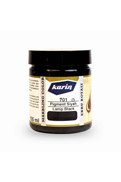 Karin Ebru Boyası 701 Pigment Siyah 105 ml