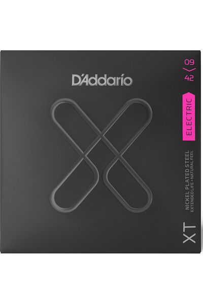 Daddario Xte0942 Electric Guitar String Set, Xt, 09-42, Sup Light D'Addario Xt Electric Nickel Plated S