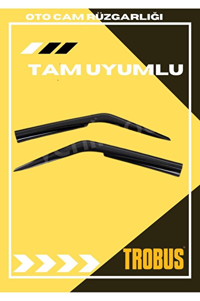 TROBUS Renault Express 2021 ve Sonrası Tüm Kasalar Tam Uyumlu Mügen Cam Rüzga...