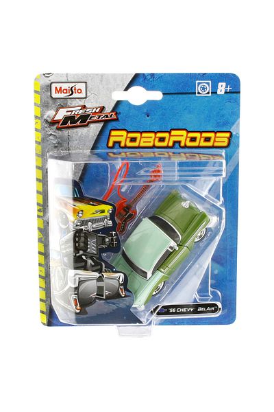 Maisto Chevy Bel Air 1956 Toy Car 7.5 cm Roborods