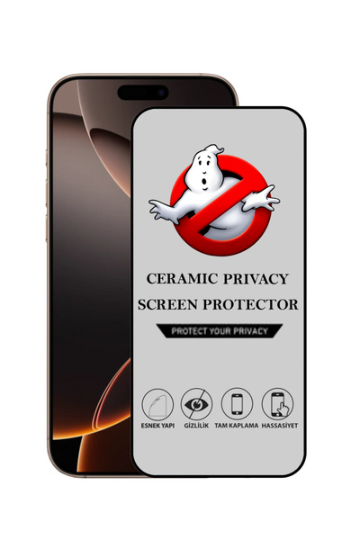 CaseArt Apple iPhone 16 Pro Max Tam Kaplayan Parlak Seramik Nano Esnek Hayale...