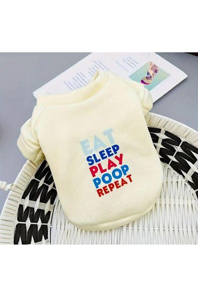 PetiliDünya Printed Sweat Dog Suit, Cat Suit