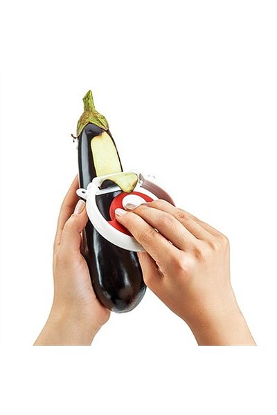 İndiriminVar Ergonomically Designed Practical and Useful Palm Ceramic Head Pumpkin Eggplant Cucumber Peeler
