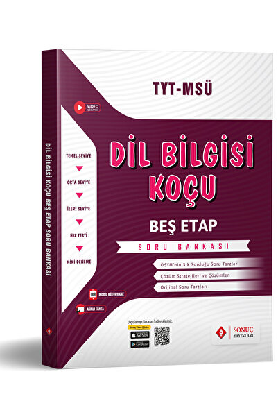 Sonuç Yayınları Sonuç Yayınları Dil Bilgisi Koçu Beş Etap Soru Bankası