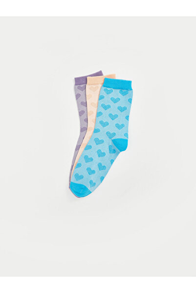 LC Waikiki Lcwk Printed Women's Socks 3 Pack