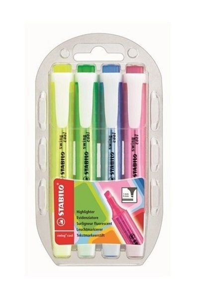 Stabilo STABILO PHOSPHORUS PEN SWING COOL 4 COLOR PEN TYPE