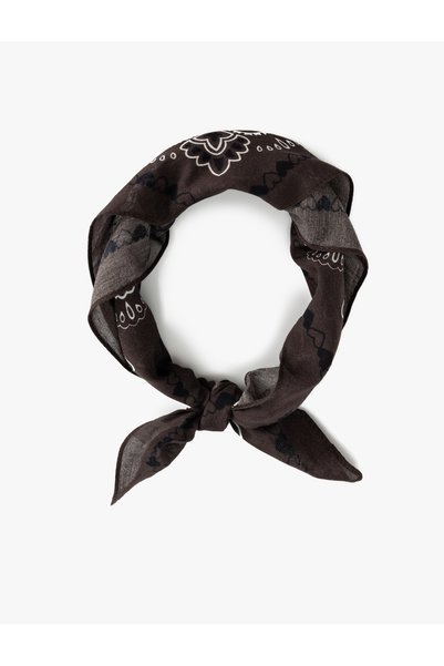 Koton X Zeynep Cushion - Ethnic Patterned Square Scarf