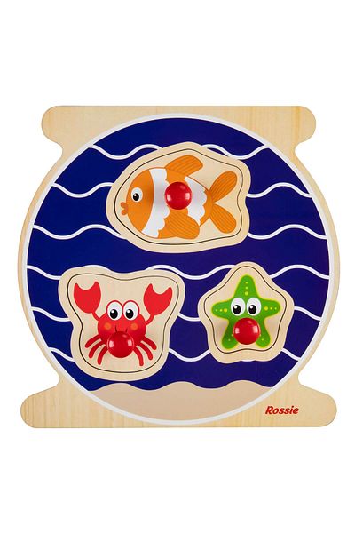 Rossie Wooden First Puzzle - Aquarium