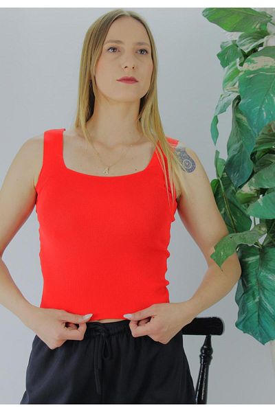 Lukas Square Collar Knitwear Athlete Red - Lks1230.28