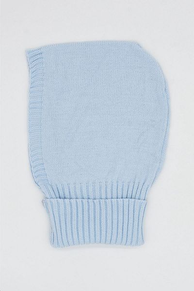 Külah Balaclava Women's Knitwear Snow Mask Beanie Neck Collar Baby Blue