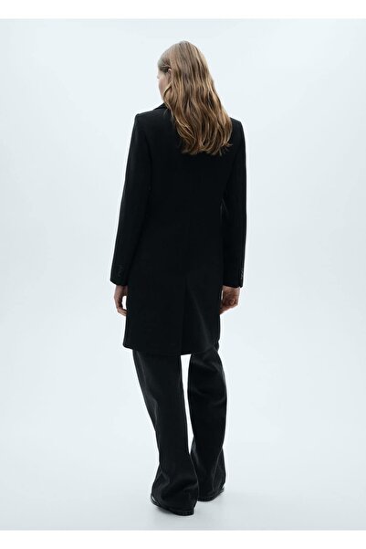 MANGO Woman Kruvaze yün palto