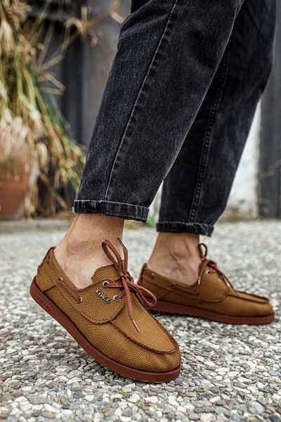colezium Seasonal Linen Shoes Tan