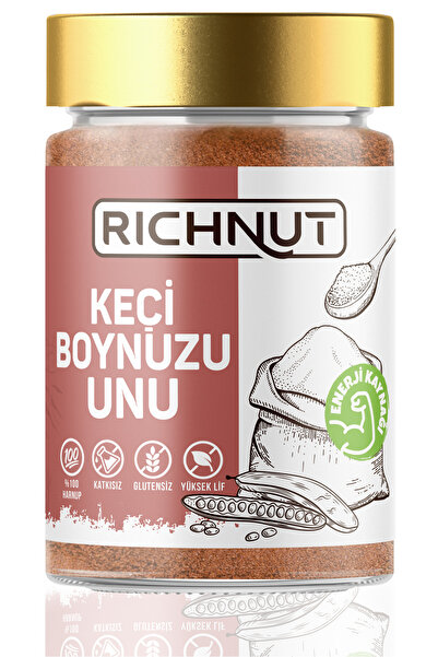 RİCHNUT Keçiboynuzu Tozu - %100 Harnup Unu