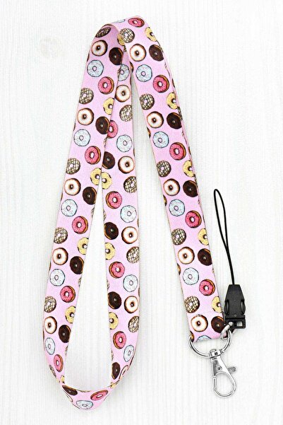 Apptakı Donut Yaka Kartı Boyun İpi Telefon Askısı - ASK0086