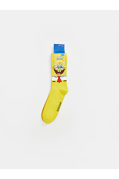 LC Waikiki Lcwk SpongeBob nyomtatott férfi zokni 3 részes