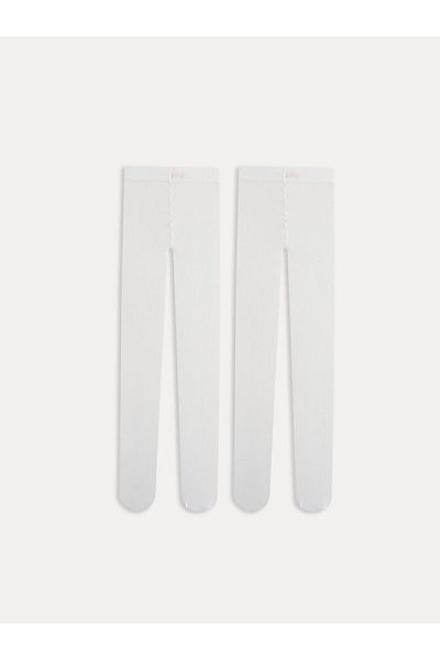 LC Waikiki New Season Basic Girls Thin Pantyhose 2-Piece - S40462Z4