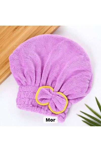 SCRATCH ANET Microfiber Head Towel - Shower Wet Hair Drying Cap, Suitable for All Hair