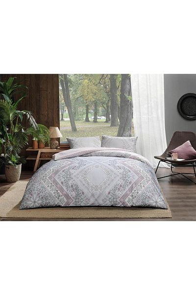 nuit dose Ranforce Single Duvet Set Valeri Pink