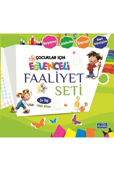 Parıltı Yayınları Eğlenceli Faaliyet Seti - Yeşil Kitap - 3+ Yaş