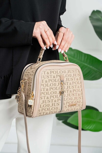 Just Polo Women's Adjustable Long Strap Hand and Shoulder Bag