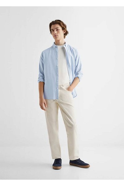 Mango Teen Tricou Albastru Pentru Copii